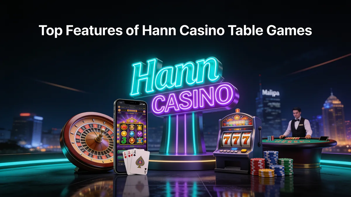 Top Features of Hann Casino Table Games — hann casino in the Philippines